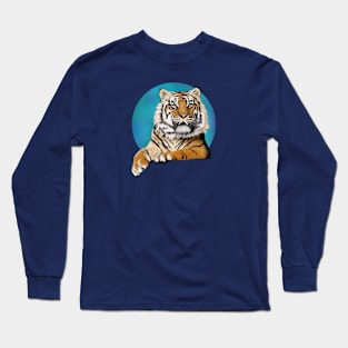 Tiger watercolour Long Sleeve T-Shirt